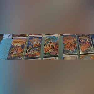 The Land Before Time VHS Movie Set